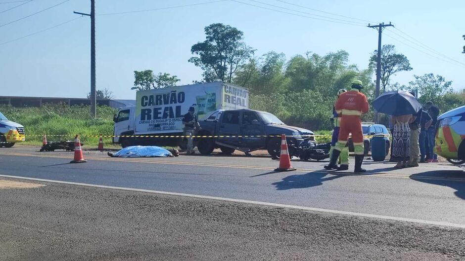 Morre segundo motociclista envolvido em acidente na BR-163, em Campo Grande