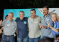 Paulo Corrêa reúne Riedel, Azambuja e Contar em ato de campanha Paulo Corrêa reúne Riedel, Azambuja e Contar em ato de campanha
