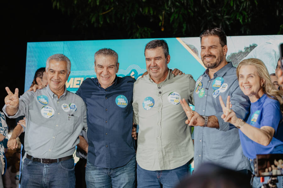 Paulo Corrêa reúne Riedel, Azambuja e Contar em ato de campanha