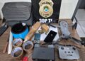 Foragido é preso com drogas e drone que seria usado em presídios