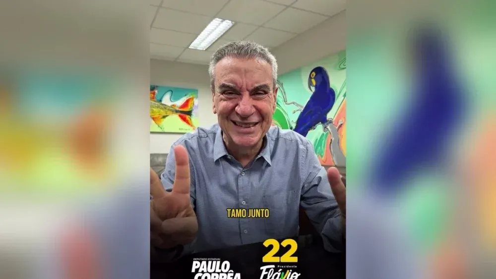 Paulo Corrêa convoca apoiadores para carreata em Maracaju em apoio a Flávio Bolsonaro