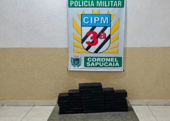 Homem é flagrado com 20 quilos de maconha em mala dentro de ônibus Homem é flagrado com 20 quilos de maconha em mala dentro de ônibus