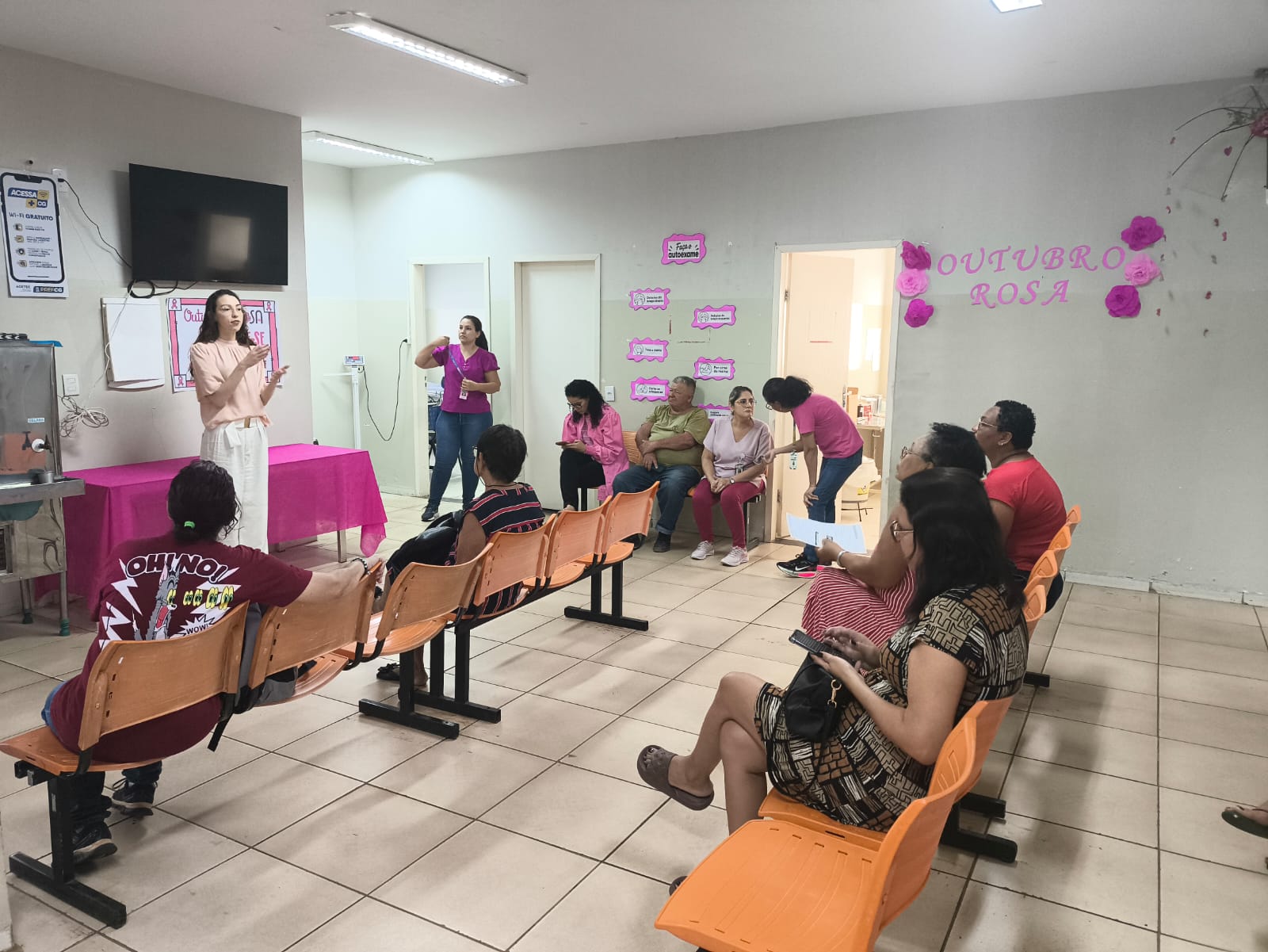 Outubro Rosa reforça ações de prevenção e cuidado com a saúde da mulher em Campo Grande
