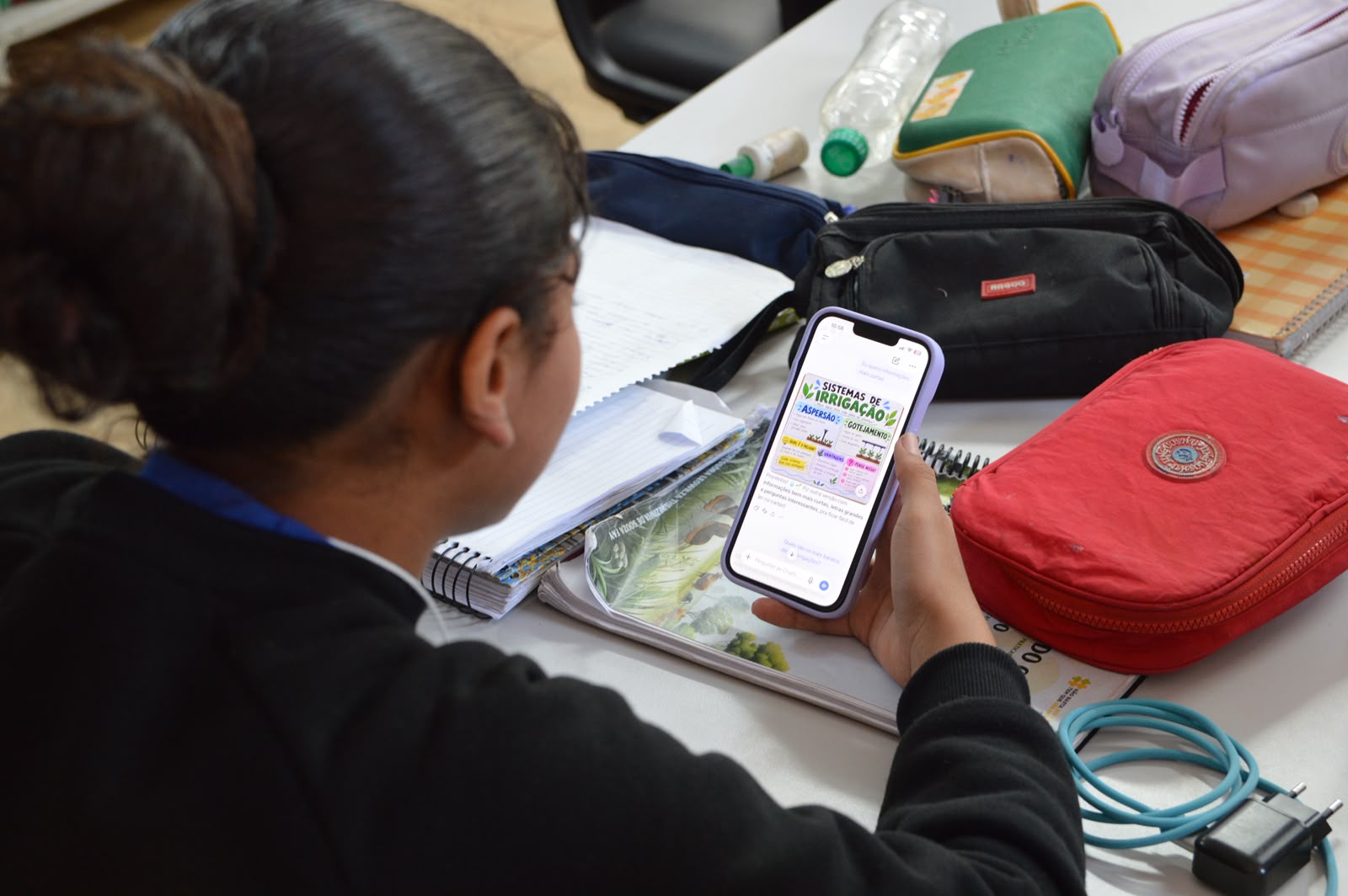 Alunos de Rochedinho participam de desafio para desenvolver melhorias na horta escolar