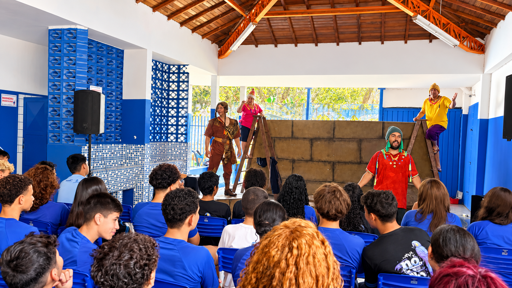 Escola recebe ação de saúde mental e valorização da vida