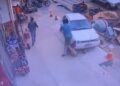 Câmeras registraram atropelamento de bebê e pai por motorista bêbado Câmeras registraram atropelamento de bebê e pai por motorista bêbado