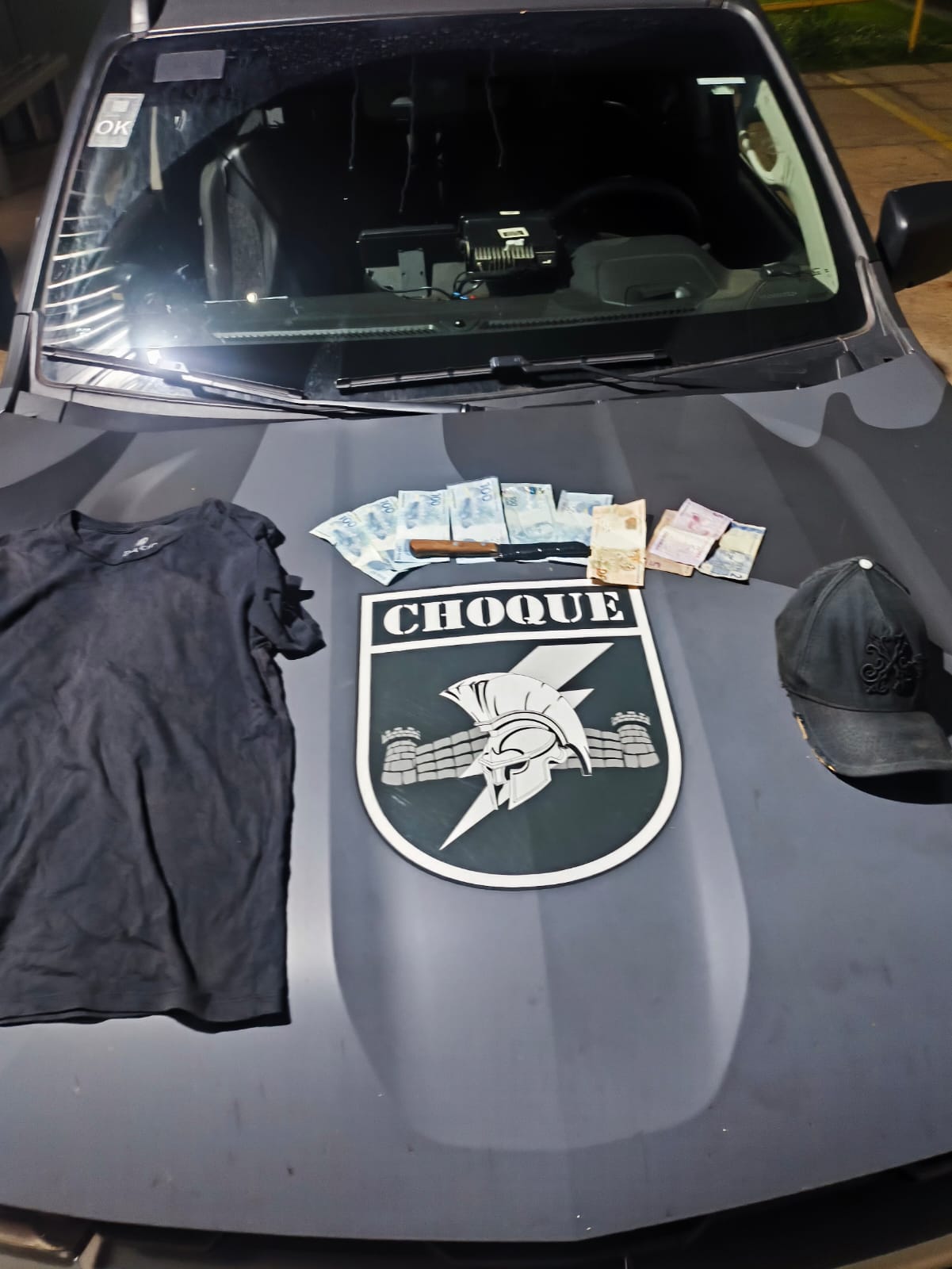 Homem é preso após assaltar farmácia e ameaçar funcionários com faca em Campo Grande