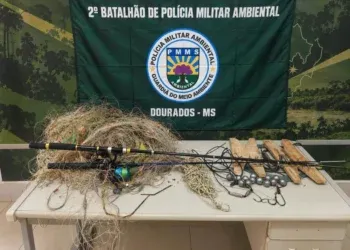 Drone com câmera térmica flagra pesca irregular no Rio Dourados