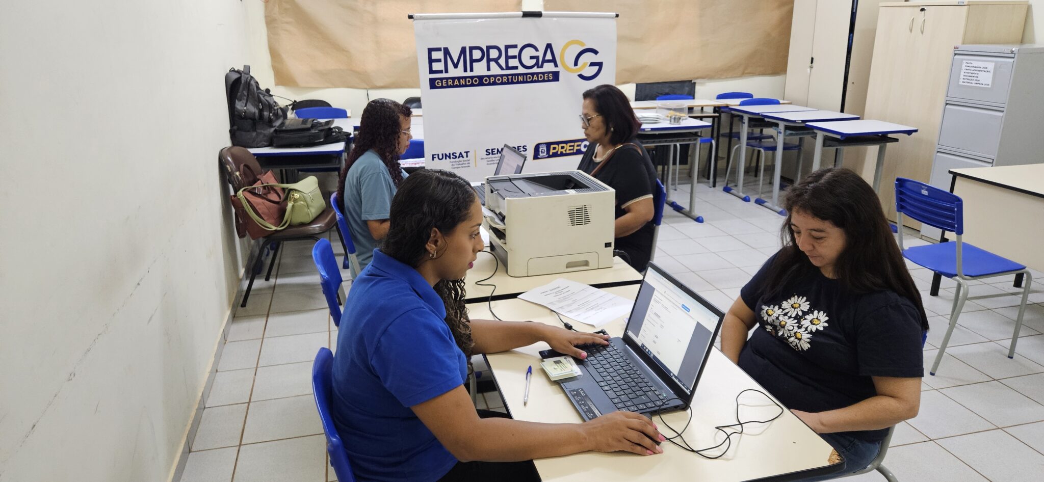 EmpregaCG leva vagas de emprego e entrevistas presenciais aos moradores do Zé Pereira