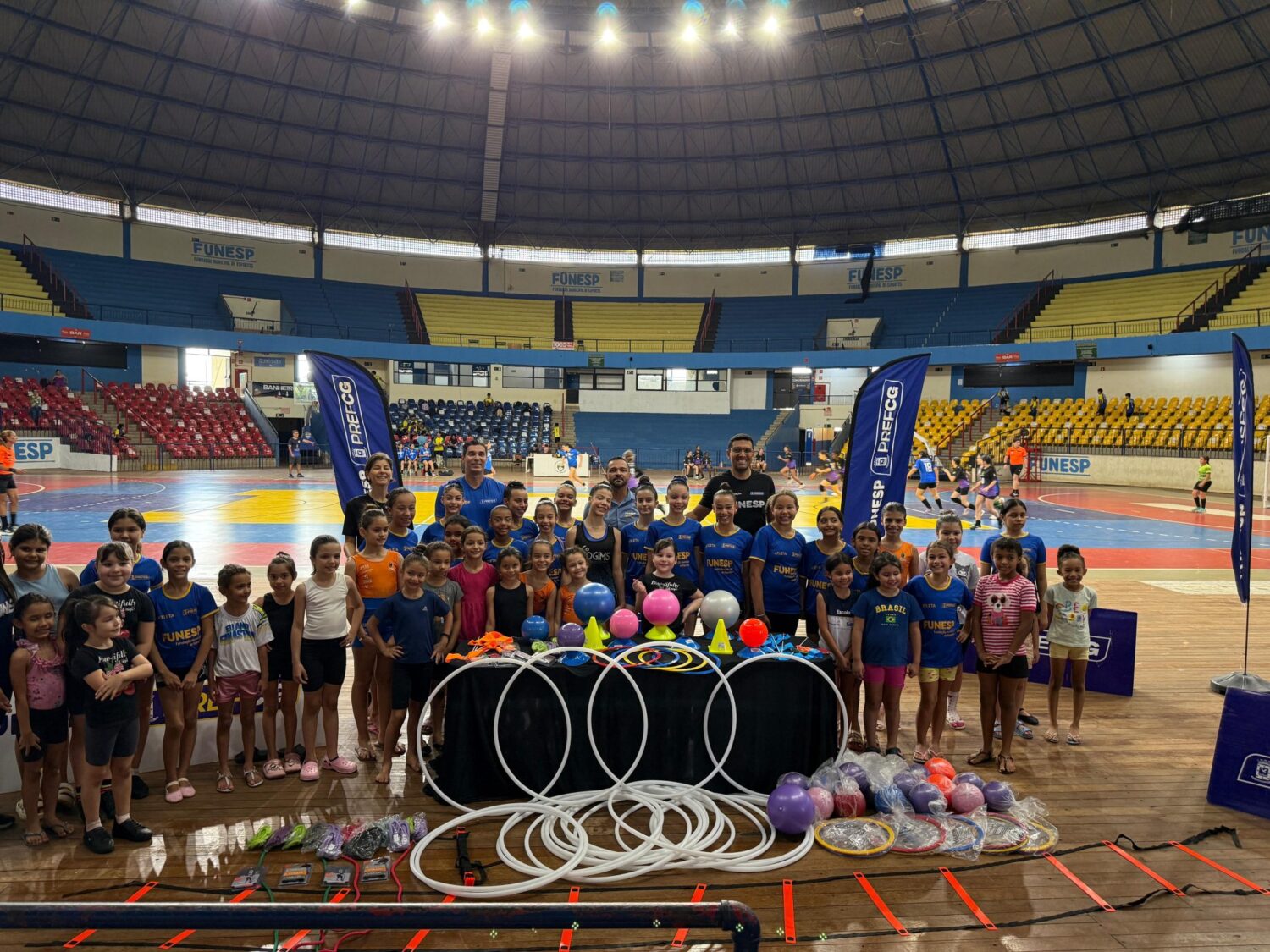 Projeto de Ginástica Rítmica recebe novos equipamentos para fortalecer atividades esportivas
