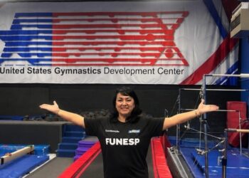 Profissional da Funesp participa de capacitação em ginástica nos Estados Unidos Profissional da Funesp participa de capacitação em ginástica nos Estados Unidos