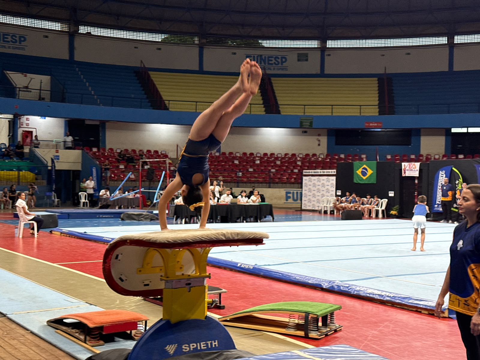 Ginástica artística reúne atletas no Guanandizão neste fim de semana