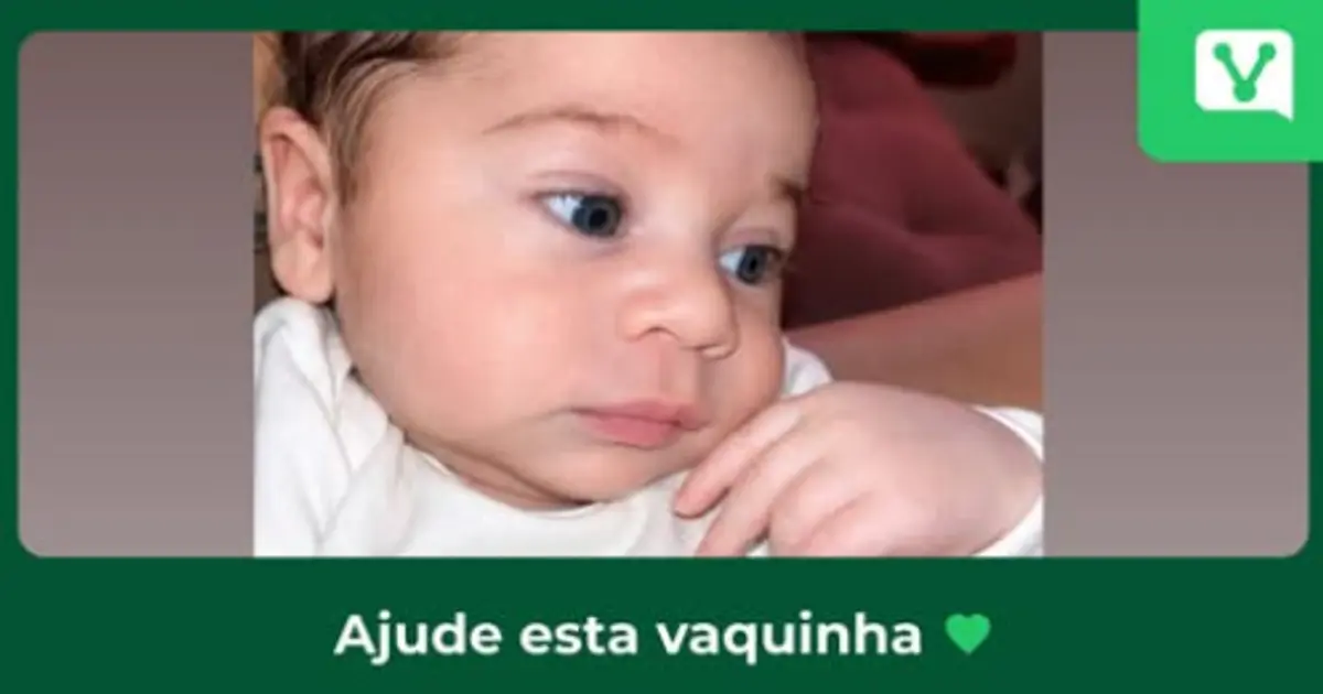 Família faz vaquinha para cirurgia de bebê com catarata congênita em Campo Grande
