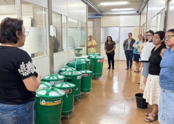 Projeto de reciclagem já reaproveitou 9 toneladas de resíduos orgânicos em MS Projeto de reciclagem já reaproveitou 9 toneladas de resíduos orgânicos em MS