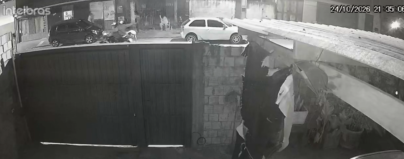 Vídeo mostra execução de homem a tiros na calçada em Campo Grande