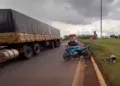 Empresário morre após perder controle de moto e bater em poste na BR-163 Empresário morre após perder controle de moto e bater em poste na BR-163