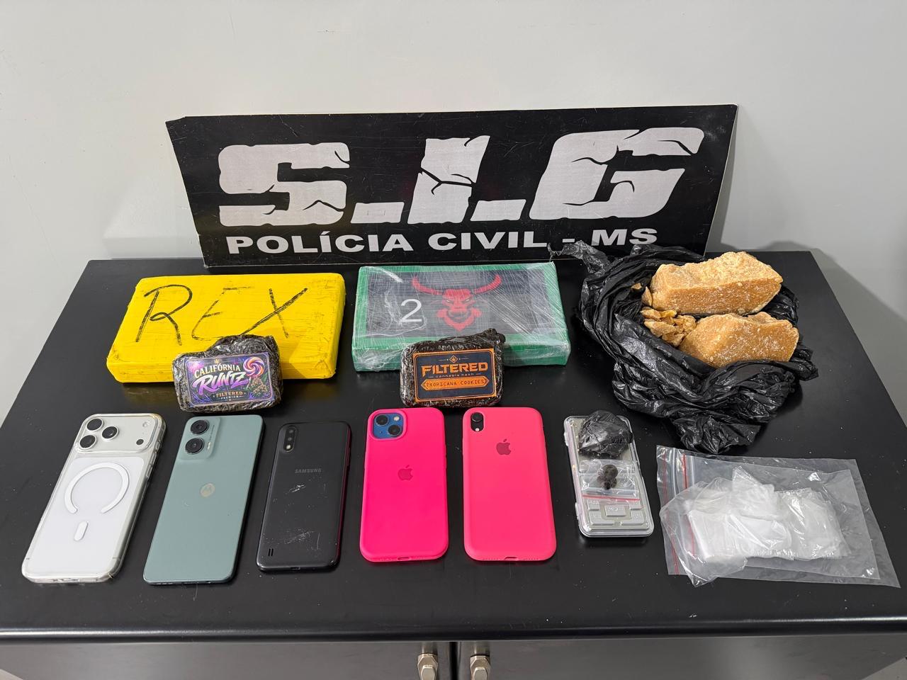 Investigado apontado como líder de facção é preso e polícia encontra cocaína e crack