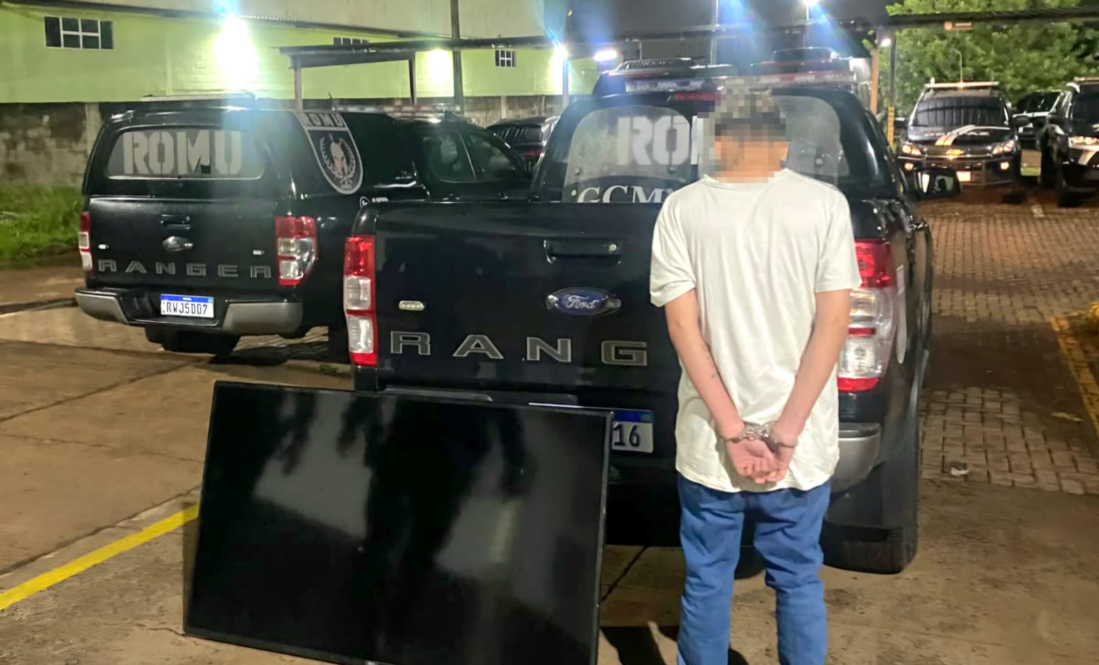 Carro roubado e TV de 60 polegadas são recuperados após abordagem no Prosa