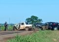 Acidente entre dois carros deixa duas pessoas mortas na BR-262 Acidente entre dois carros deixa duas pessoas mortas na BR-262