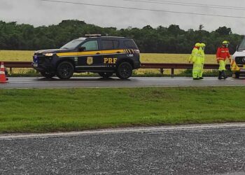 Motociclista de Dourados morre após colisão com carreta na BR-163