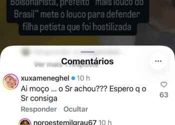 Até Xuxa Meneghel entra na polêmica de Juliano Ferro e comenta publicação do site A Onça Até Xuxa Meneghel entra na polêmica de Juliano Ferro e comenta publicação do site A Onça